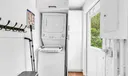 The washer and dryer is located off the kitchen. All laundry detergents are provided.