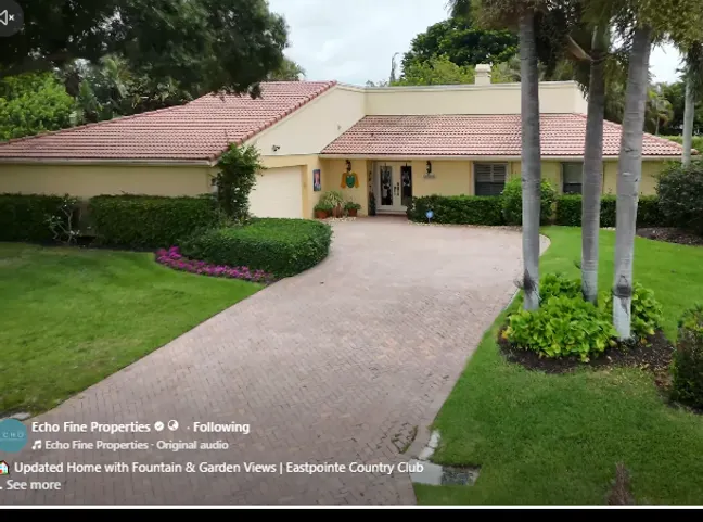 Updated Home with Fountain & Garden Views | Eastpointe Country Club