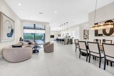 Welcome to your new open-concept living/dining are