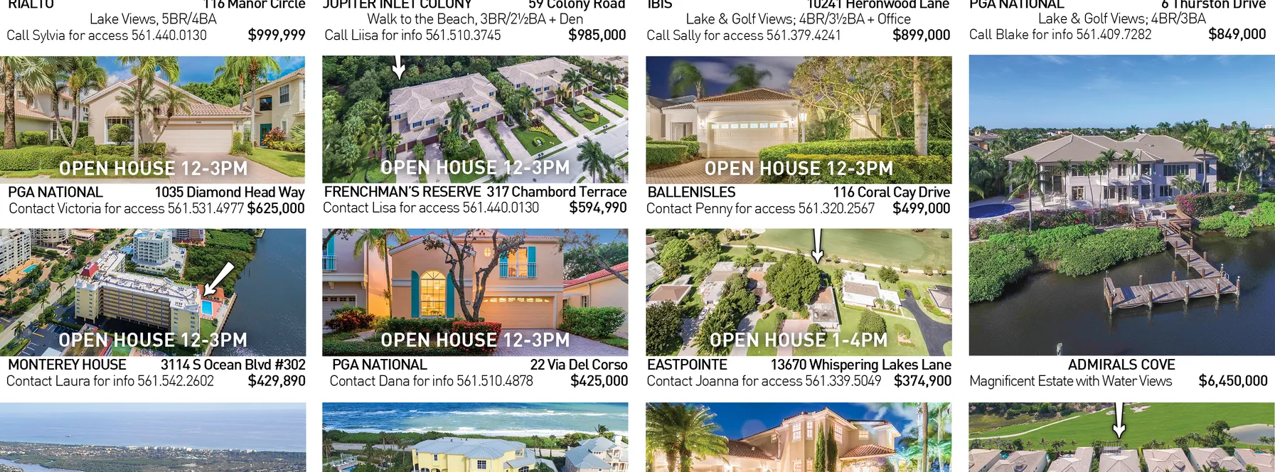 Palm Beach Post Residences Ad | November 13, 2016 | Open Houses