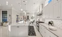 2 tone quartz countertops in the kitchen